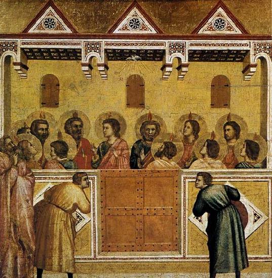 Pentecost, GIOTTO di Bondone